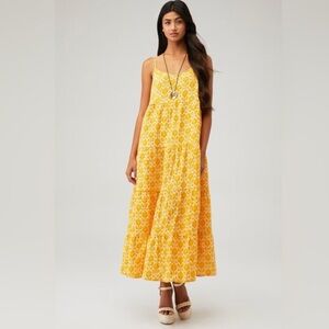 NWT Show Me Your MuMu Floral Caroline Maxi Dress in Golden Fields